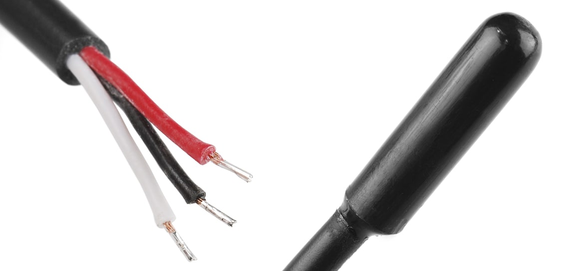 SparkFun DS18B20防水温度センサ